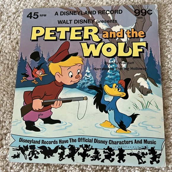 Walt Disney: The Jungle Boom, Peter and the Wolf, Farmer in the Dell Records - Picture 4 of 10